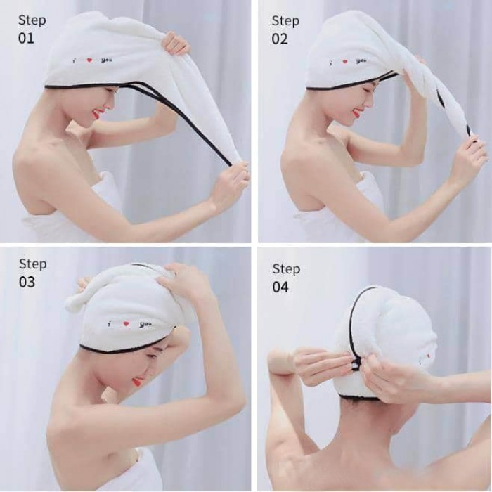 Magic Hair Towel Fast Dry Hair Cap-Sohoj Online Shopping