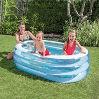INTEX 57482, Inflatable Floor Portable Swimming Pool for Kids