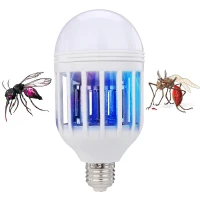 New LED Anti-Mosquito Bulb 15W 1000LM 6500K Electronic Insect Fly Lure Kill Bulb Bedroom Mosquito Kill Night lamps*