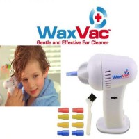 New WaxVac Electric Ear Vacume Cleaner Soft Wax Remover Painless Cordless Safety