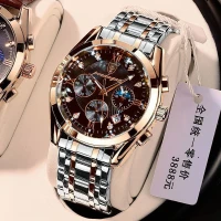 POEDAGAR Stylish Stainless Steel Watch For MenTop Luxury Fashion Business Wristwatch Waterproof Luminous Quartz Watches Relogio Masculino