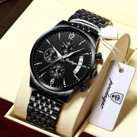 POEDAGAR Stylish Stainless Steel Watch For MenTop Luxury Fashion Business Wristwatch Waterproof Luminous Quartz Watches Relogio Masculino