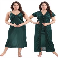 Night Dress For Women 2 part Exclusive, Fashionable, Stylish and Comfortable Night Dress- green