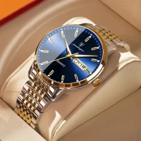 POEDAGAR Men Watch Fashion Casual Sport Leather Quartz Watches Waterproof Luminous Luxury Men‘s Wristwach