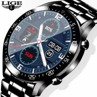 LIGE BW0160 Smart Watch Sport Fitness Watch IP68 Waterproof Connection For Android ios smartwatch Men