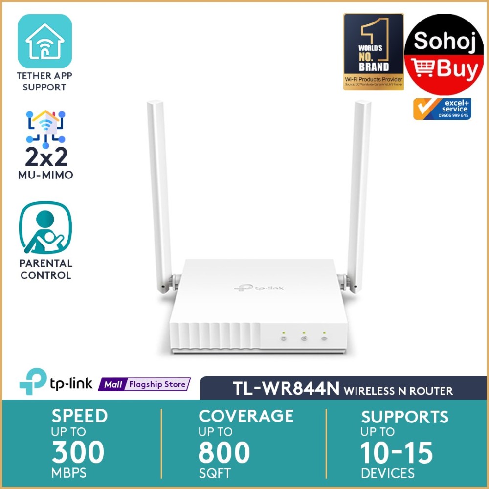 ROUTER WIFI TP-LINK TL-WR820N 300MBPS 2 ANTENA