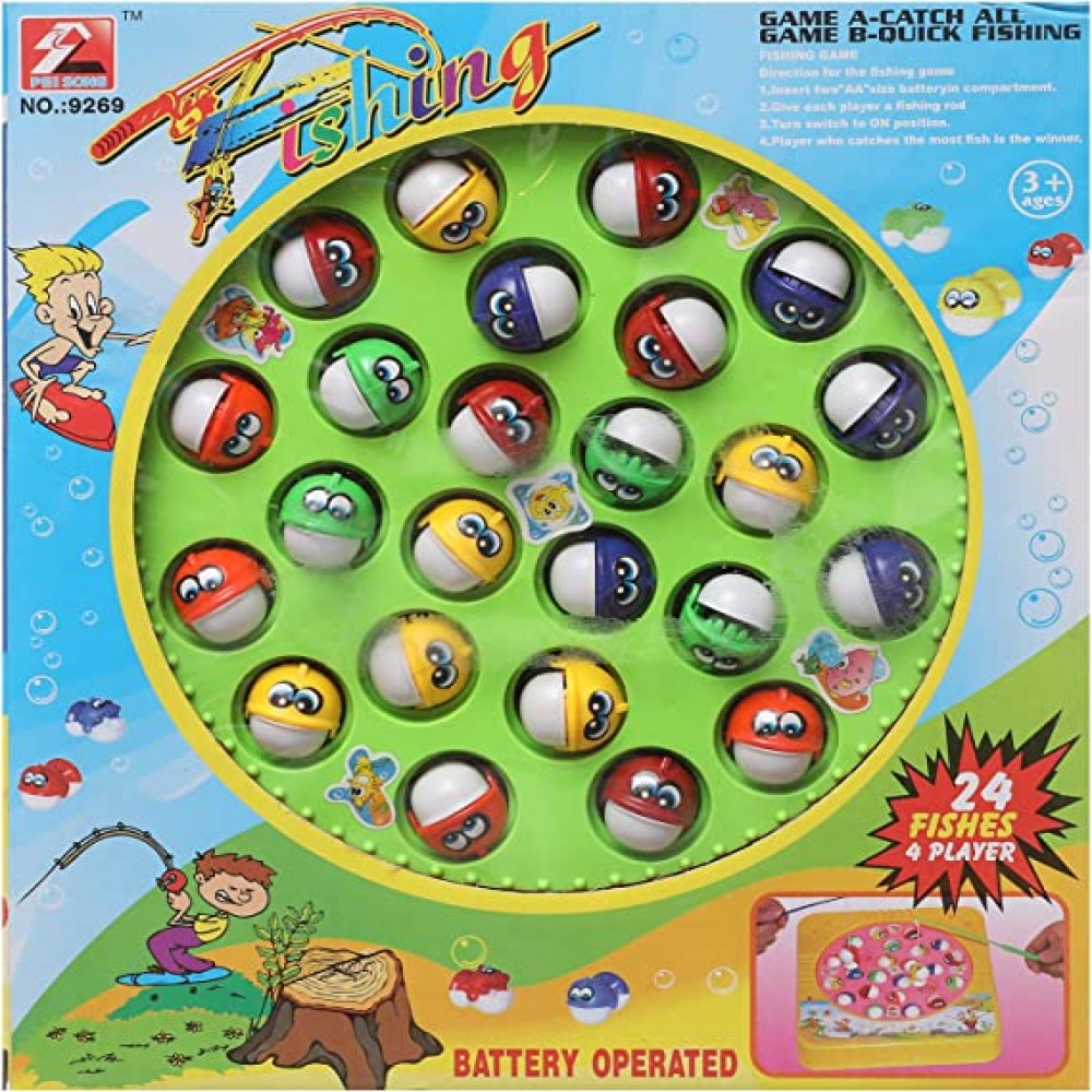 Pei Song Fishing Game for Kids - 24 Fish