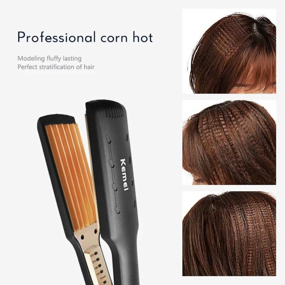 fcityin  Kemei Km329 Temperature Control Professional Hair Straightener  With