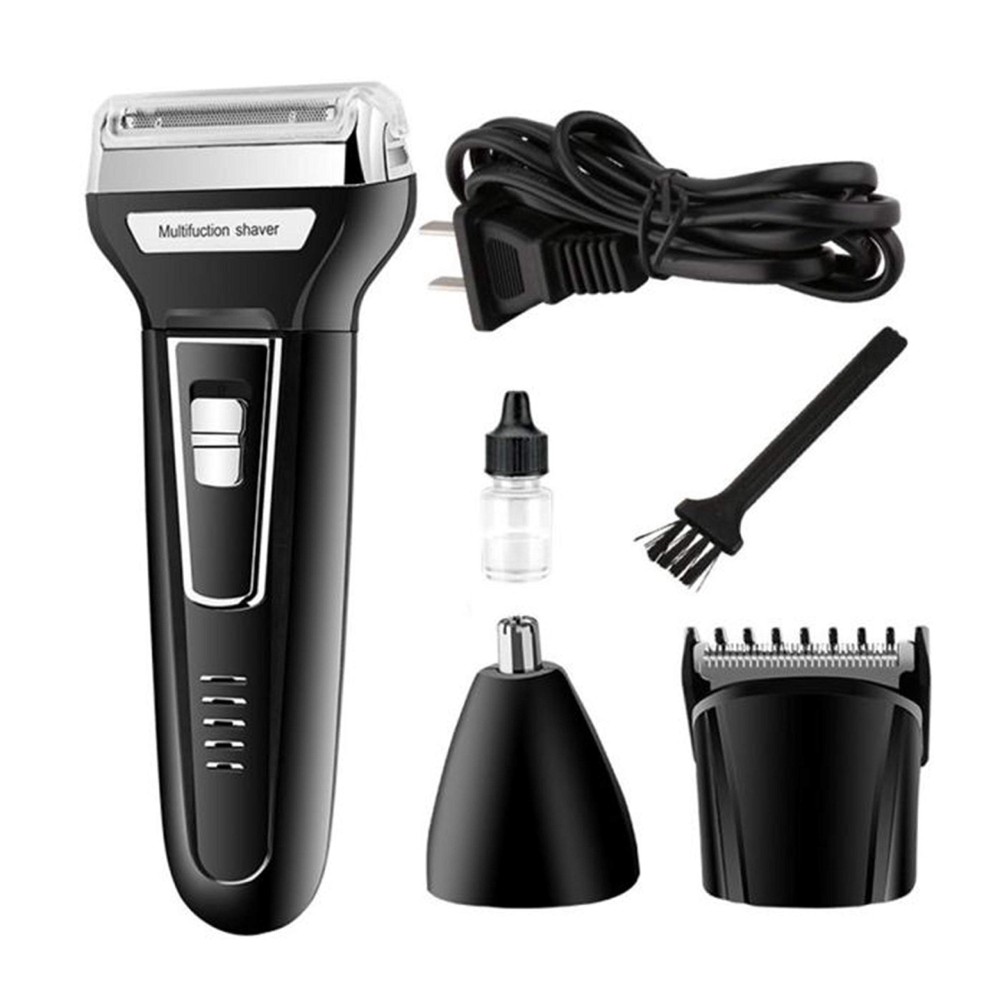 Trimmer Kemei KM - 6558 Reciprocating Three Blades Electric Shaver - Black EU Plug