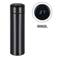 Stainless Steel Smart Water Bottle Temperature Display Travel Mug Smart Cup LED Digital 500ml