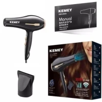 Kemei Km-2376 professional hair dryer 3000w- Black - Hair Dryer - Hair Dryer