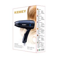 KEMEY KM-8215 1600W Mini Hair Blow Dryer