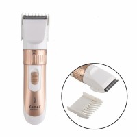 Kemei KM-9020 Exclusive Rechargeable Hair Clipper & Trimmer -  Gold