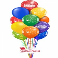 Balloon Salute Birthday Balloon Bouquets (100 Balloons)
