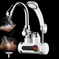 Electric digital Hot Water Tap with hand shower