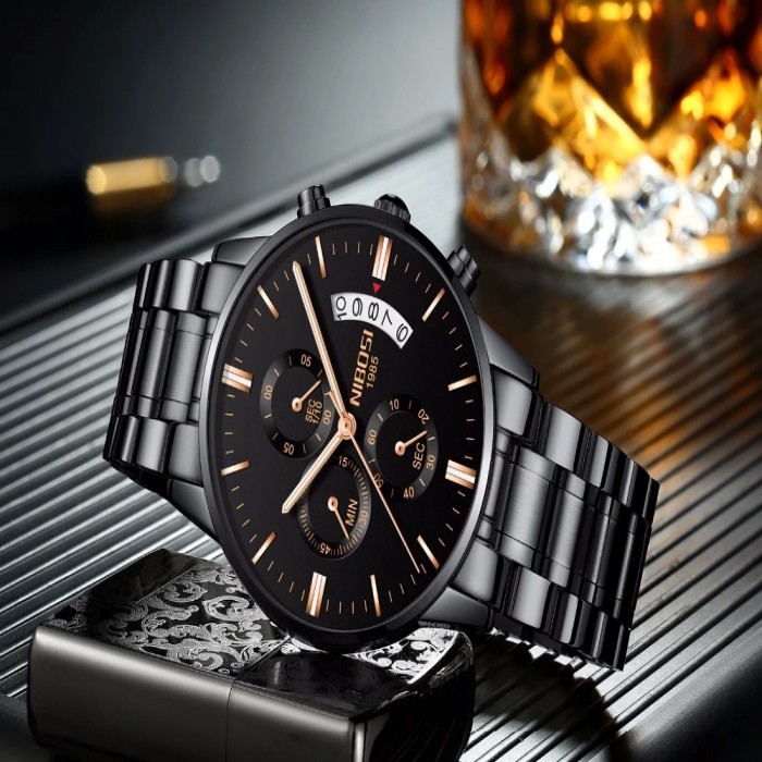 NIBOSI Men’s Chronograph Quartz Wristwatch