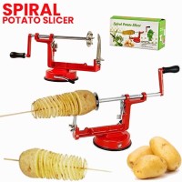 New Manual Stainless Steel Spiral Potato Vegetable Twisted Slicer Cutter Machine